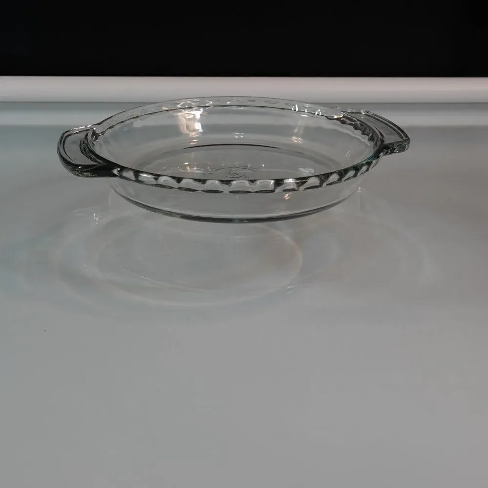 Anchor Hocking Clear Glass Pie Dish